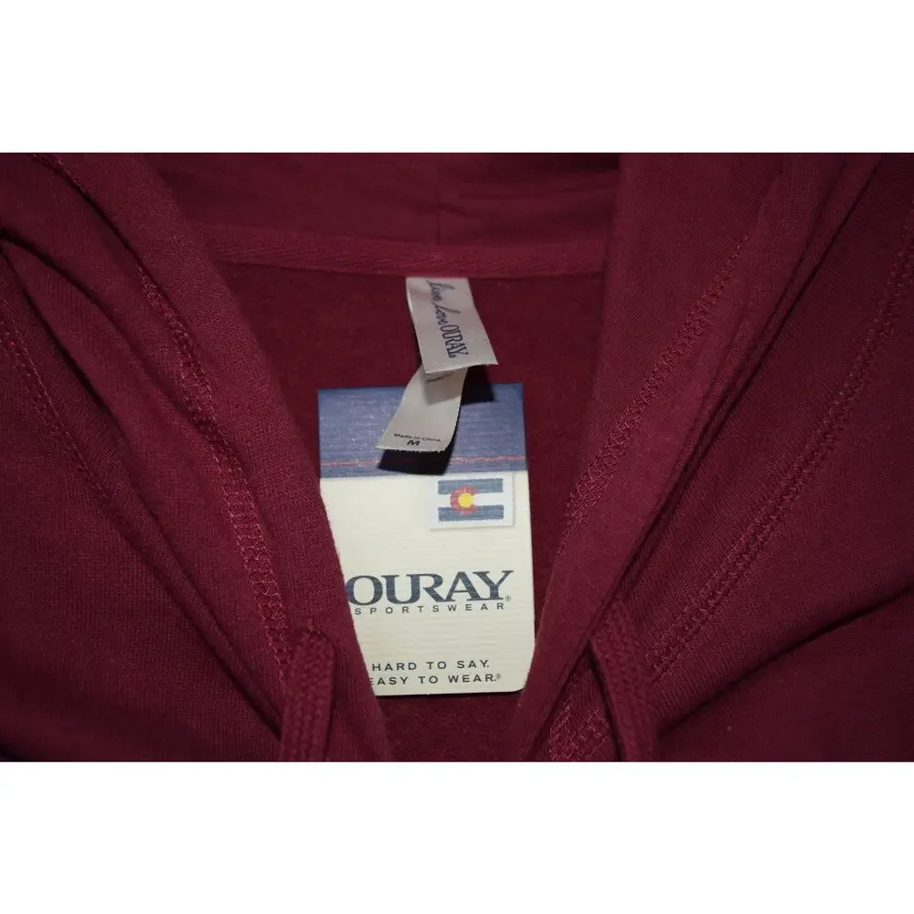 Ouray Vassar College Maroon Pullover Hoodie M - NWT - Picture 3 of 4